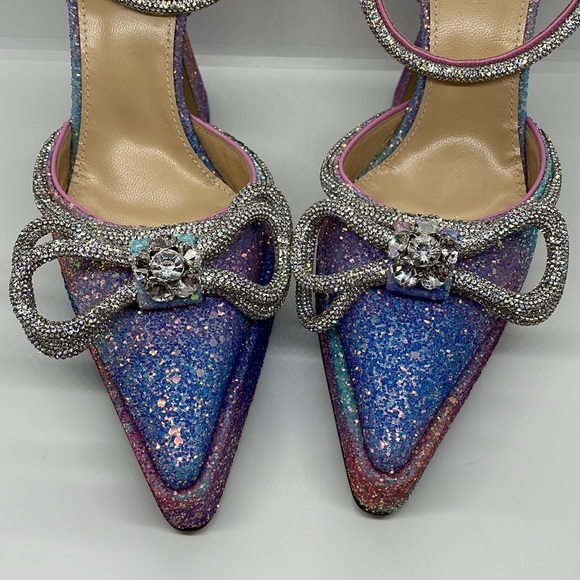 Mach & Mach crystal & glitter sequin heels - Picture 7 of 17